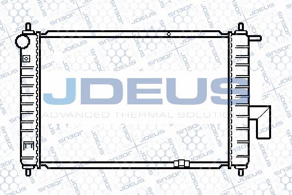 Jdeus 056M07 - Радиатор, охлаждение двигателя autosila-amz.com
