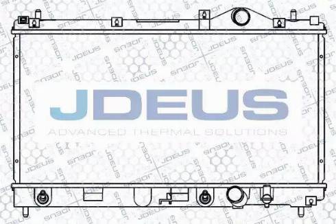 Jdeus 053M04 - Радиатор, охлаждение двигателя autosila-amz.com