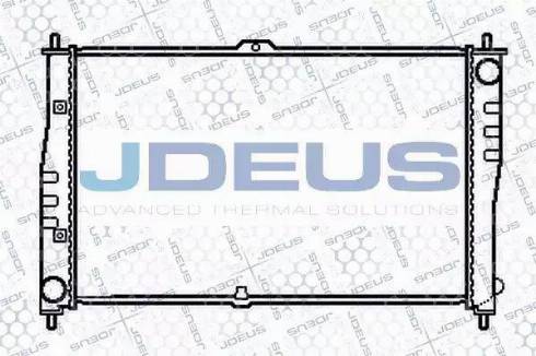 Jdeus 065M03 - Радиатор, охлаждение двигателя autosila-amz.com