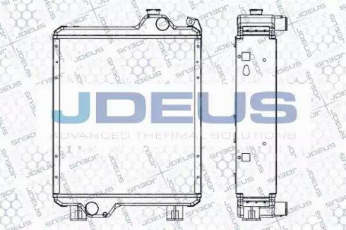 Jdeus 060M04 - Радиатор, охлаждение двигателя autosila-amz.com