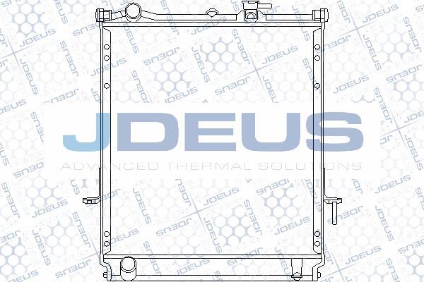 Jdeus 004M08 - Радиатор, охлаждение двигателя autosila-amz.com