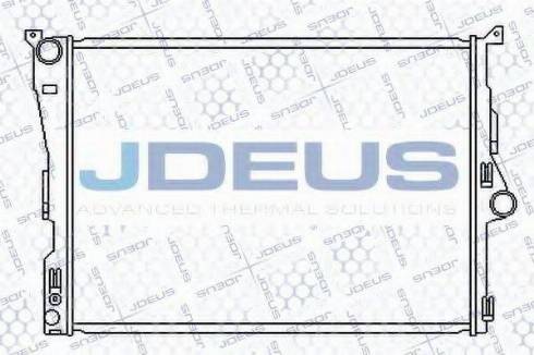 Jdeus 005M15 - Радиатор, охлаждение двигателя autosila-amz.com