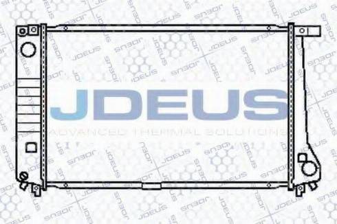 Jdeus 005M18 - Радиатор, охлаждение двигателя autosila-amz.com