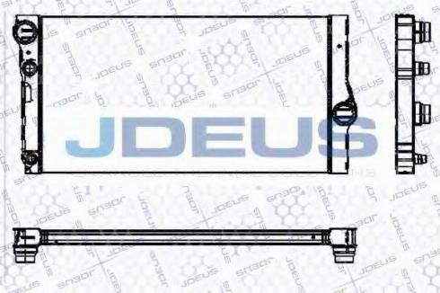 Jdeus 005M31 - Радиатор, охлаждение двигателя autosila-amz.com