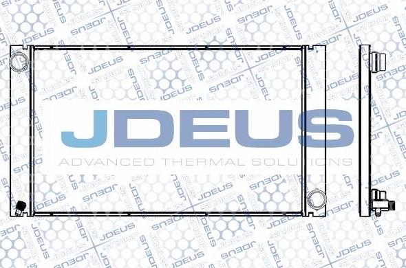 Jdeus 005M24 - Радиатор, охлаждение двигателя autosila-amz.com