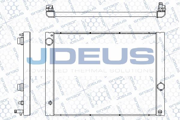 Jdeus 005M28 - Радиатор, охлаждение двигателя autosila-amz.com