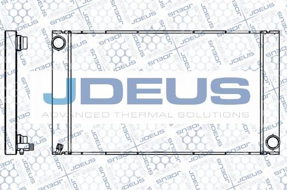 Jdeus 005M23 - Радиатор, охлаждение двигателя autosila-amz.com