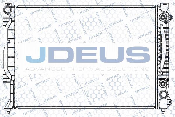 Jdeus 001M17 - Радиатор, охлаждение двигателя autosila-amz.com
