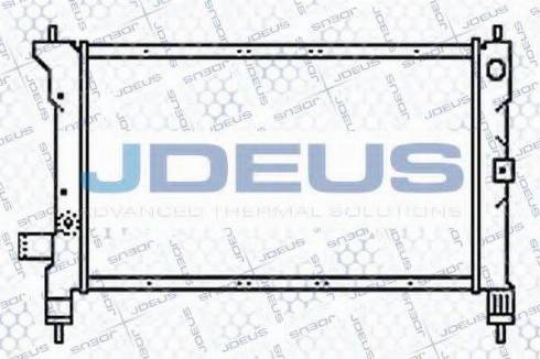Jdeus 002M09 - Радиатор, охлаждение двигателя autosila-amz.com