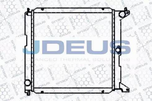 Jdeus 002M06 - Радиатор, охлаждение двигателя autosila-amz.com