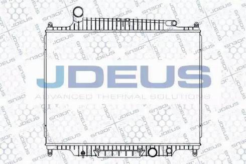 Jdeus 002M27 - Радиатор, охлаждение двигателя autosila-amz.com