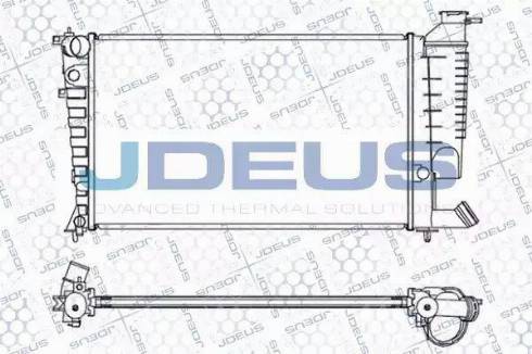 Jdeus 007M41 - Радиатор, охлаждение двигателя autosila-amz.com