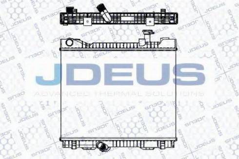 Jdeus 019M40 - Радиатор, охлаждение двигателя autosila-amz.com