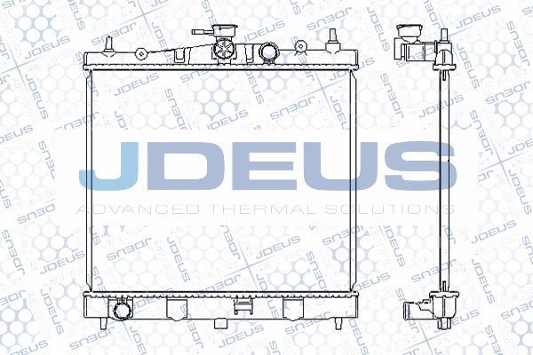 Jdeus 019M54 - Радиатор, охлаждение двигателя autosila-amz.com