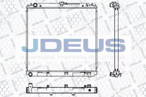 Jdeus 019M61 - Радиатор, охлаждение двигателя autosila-amz.com