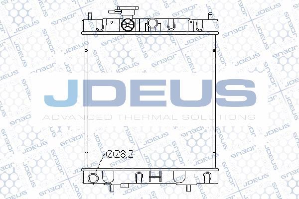 Jdeus 019M17 - Радиатор, охлаждение двигателя autosila-amz.com