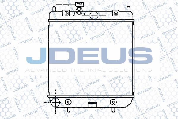 Jdeus 019M38 - Радиатор, охлаждение двигателя autosila-amz.com