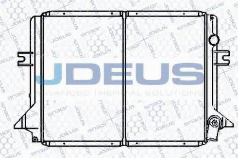 Jdeus 014N02 - Радиатор, охлаждение двигателя autosila-amz.com