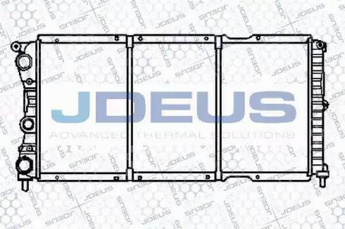 Jdeus 011V34 - Радиатор, охлаждение двигателя autosila-amz.com