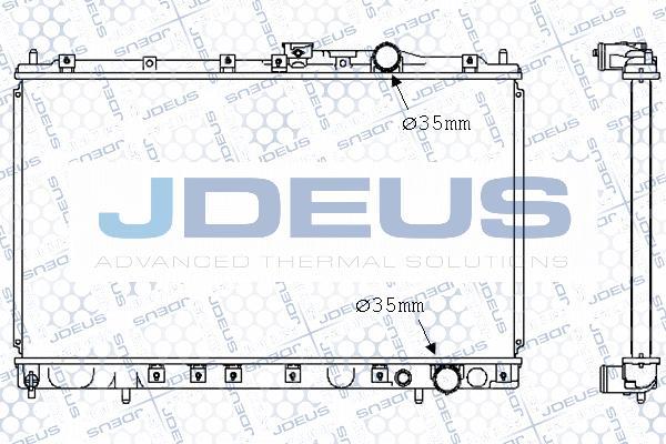 Jdeus 018M08 - Радиатор, охлаждение двигателя autosila-amz.com