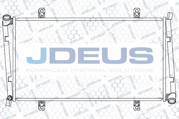 Jdeus 018M37 - Радиатор, охлаждение двигателя autosila-amz.com