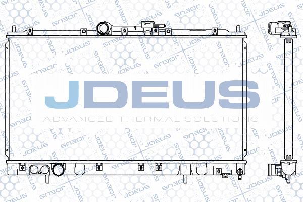 Jdeus 018M29 - Радиатор, охлаждение двигателя autosila-amz.com