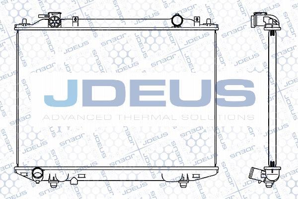 Jdeus 012M19 - Радиатор, охлаждение двигателя autosila-amz.com