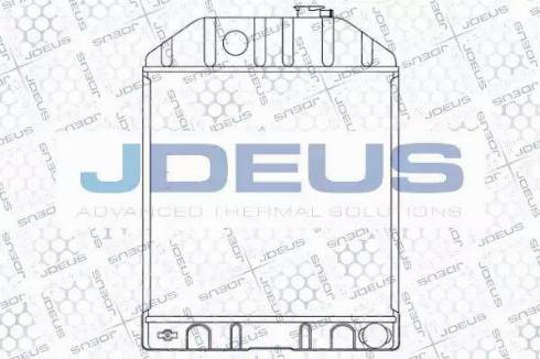 Jdeus 012M14 - Радиатор, охлаждение двигателя autosila-amz.com
