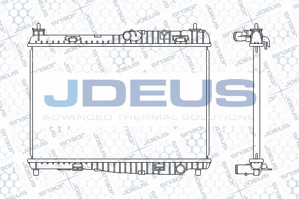 Jdeus 012M35 - Радиатор, охлаждение двигателя autosila-amz.com