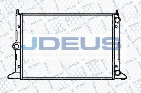 Jdeus 012V09 - Радиатор, охлаждение двигателя autosila-amz.com