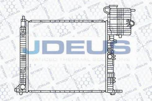 Jdeus 017B15 - Радиатор, охлаждение двигателя autosila-amz.com