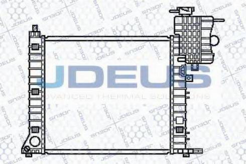 Jdeus 017M38 - Радиатор, охлаждение двигателя autosila-amz.com