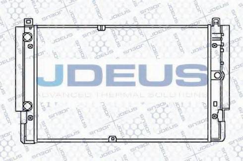 Jdeus 030V48 - Радиатор, охлаждение двигателя autosila-amz.com