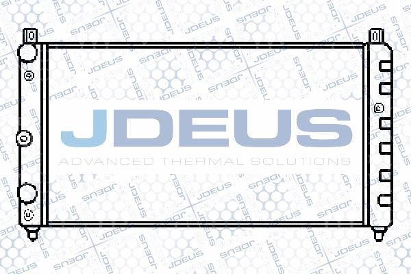Jdeus 038M01 - Радиатор, охлаждение двигателя autosila-amz.com