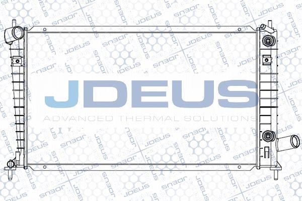 Jdeus 024M03 - Радиатор, охлаждение двигателя autosila-amz.com