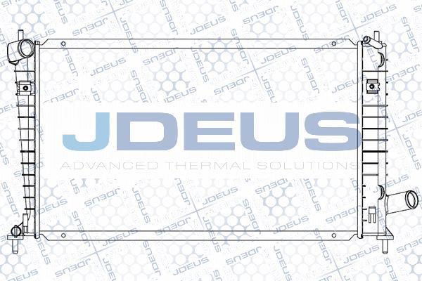 Jdeus 024M02 - Радиатор, охлаждение двигателя autosila-amz.com