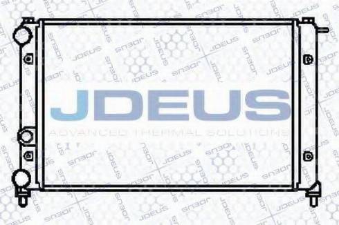 Jdeus 025B02 - Радиатор, охлаждение двигателя autosila-amz.com