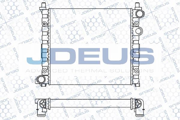 Jdeus 025V05 - Радиатор, охлаждение двигателя autosila-amz.com