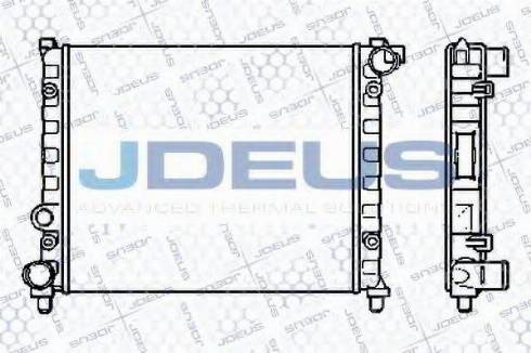 Jdeus 025V01 - Радиатор, охлаждение двигателя autosila-amz.com
