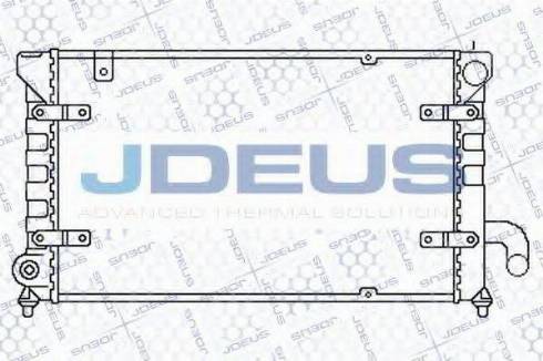 Jdeus 025V17 - Радиатор, охлаждение двигателя autosila-amz.com