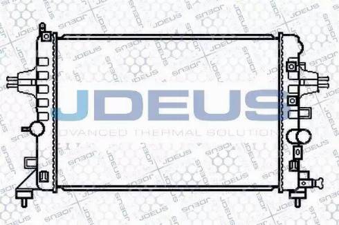 Jdeus 020M60 - Радиатор, охлаждение двигателя autosila-amz.com