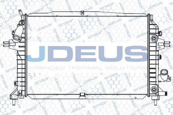 Jdeus 020M62 - Радиатор, охлаждение двигателя autosila-amz.com