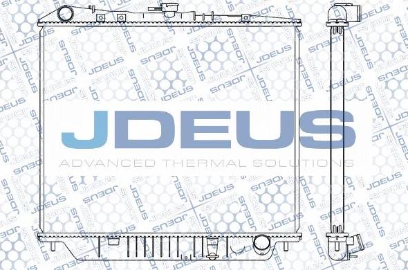 Jdeus 020M19 - Радиатор, охлаждение двигателя autosila-amz.com