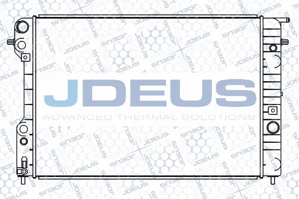 Jdeus 020M37 - Радиатор, охлаждение двигателя autosila-amz.com