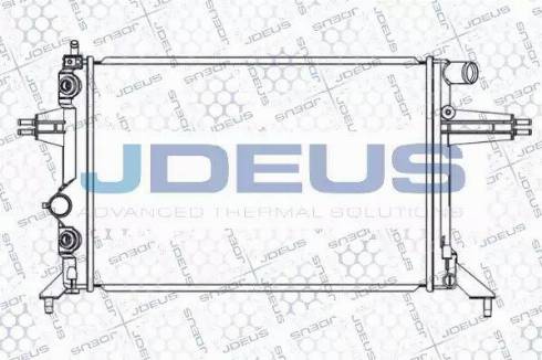 Jdeus 020M29 - Радиатор, охлаждение двигателя autosila-amz.com