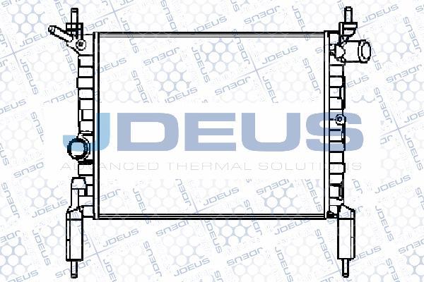 Jdeus 020V13 - Радиатор, охлаждение двигателя autosila-amz.com