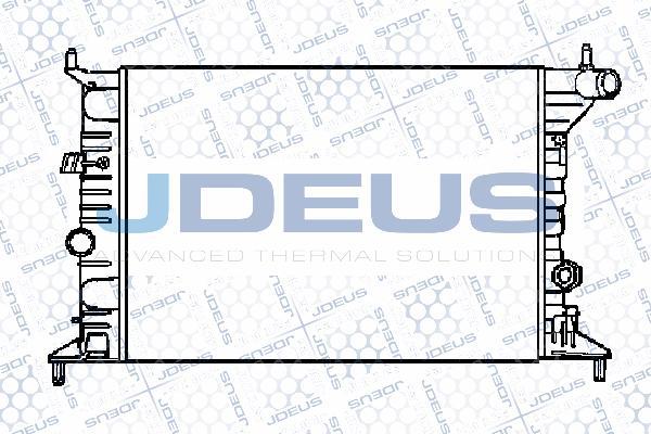 Jdeus 020V24 - Радиатор, охлаждение двигателя autosila-amz.com