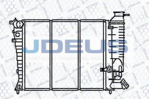 Jdeus 021E31 - Радиатор, охлаждение двигателя autosila-amz.com