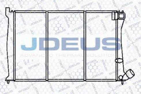 Jdeus 021E32 - Радиатор, охлаждение двигателя autosila-amz.com