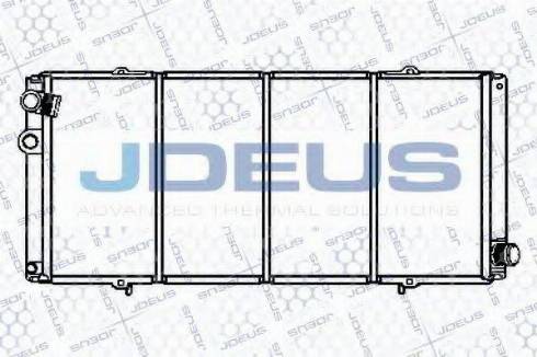 Jdeus 021E20 - Радиатор, охлаждение двигателя autosila-amz.com